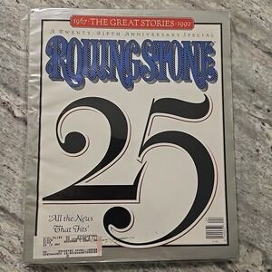 Rolling Stone Magazine Issue 632 June 11 1992 25th Anniversary Special 1967-1992